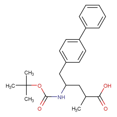 (2R,4S)-5-([1,1'-bifenyl]-4-yl)-4-((tertbutoxycarbonyl)amino)-2-methylpentaanzuur